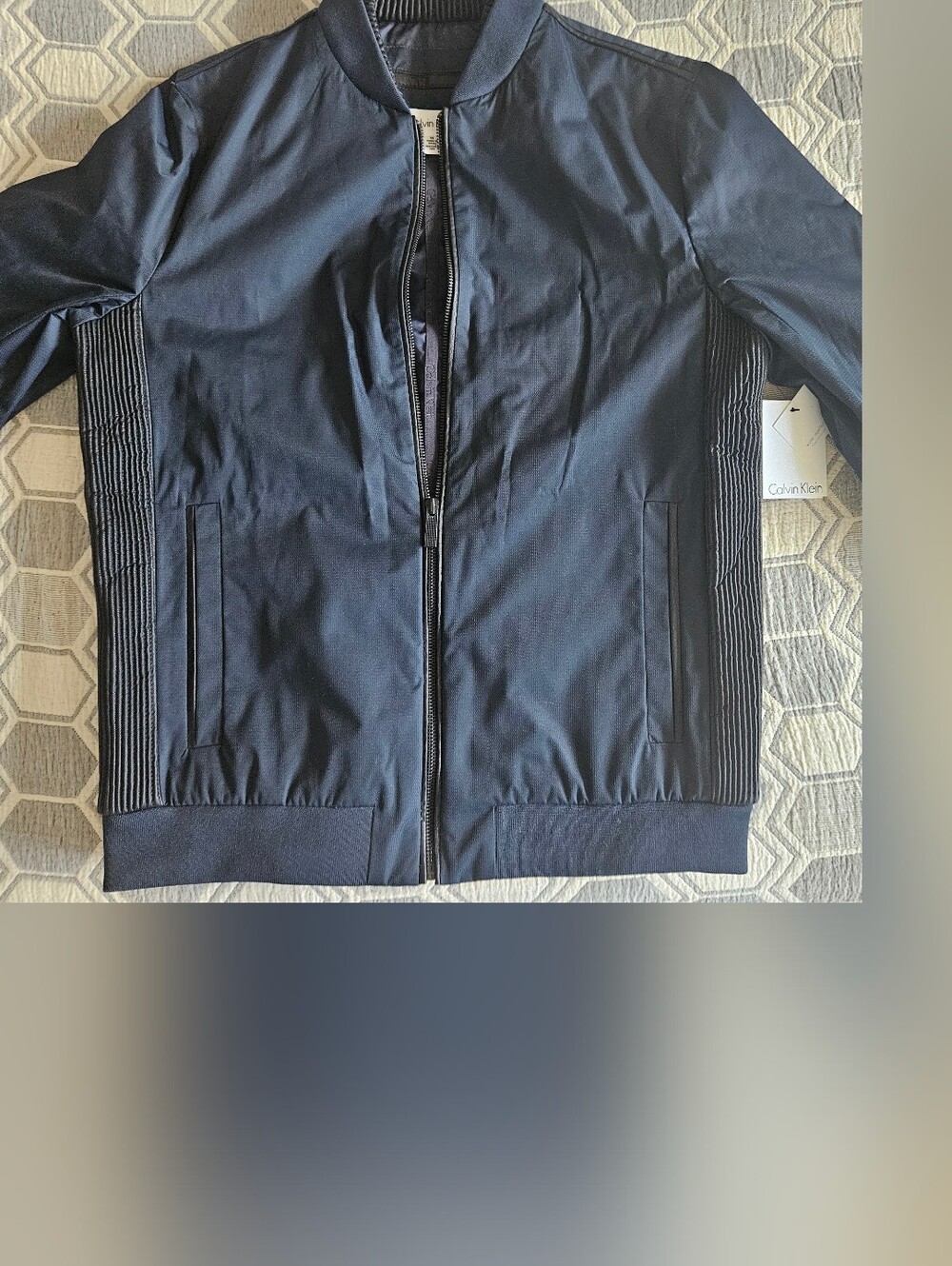 Calvin Klein Men's Dark Navy Bomber Jacket